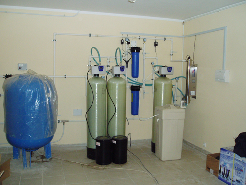 Установка приготовление воды для жилого дома